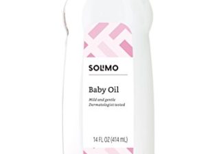 العلامة التجارية أمازون - زيت الأطفال Solimo ، خفيف ولطيف ، تم اختباره من قبل أطباء الجلدية ، 14 أونصة سائلة