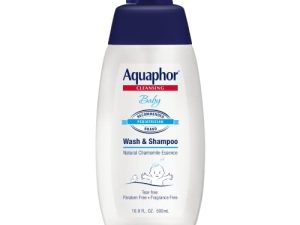 غسول وشامبو Aquaphor للأطفال - محلول 2 في 1 لطيف وخالي من الدموع لبشرة الطفل الحساسة - 16.9 أونصة سائلة. أوقية. مضخة