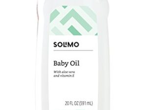 العلامة التجارية أمازون - زيت الأطفال Solimo مع الصبار وفيتامين E ، 20 أونصة سائلة