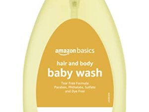 Amazon Basics غسول شعر وجسم الأطفال خالٍ من الدموع ، 27.1 أونصة سائلة ، عبوة واحدة (Solimo سابقًا)