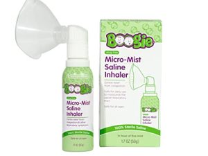 بخاخ Boogie Micro-Mist Inhaler Saline Spray 1.7 أونصة عديم الرائحة - عبوة من 1