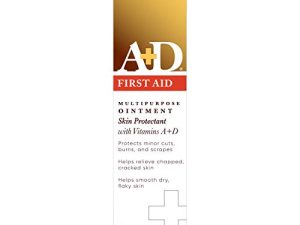 مرهم الإسعافات الأولية A + D - مرطب للبشرة المتشققة والأكواع والشفاه والجافة - استخدم بعد غسل اليدين ، قد تختلف العبوة ، متعدد الألوان - أنبوب 1.5 أونصة