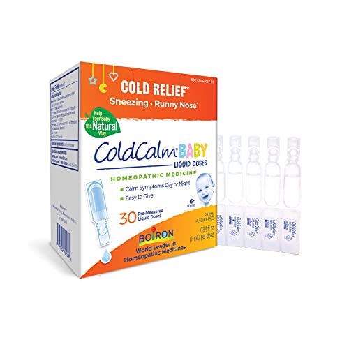 قطرات Boiron ColdCalm Baby أحادية الاستخدام للتخفيف من أعراض البرد للعطس وسيلان الأنف واحتقان الأنف - جرعات سائلة معقمة وغير تسبب النعاس - 30 عددًا قطرات Boiron ColdCalm Baby أحادية الاستخدام للتخفيف من أعراض البرد للعطس وسيلان الأنف واحتقان الأنف - جرعات سائلة معقمة وغير تسبب النعاس - 30 عددًا