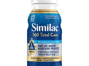 تركيبة Similac 360 للعناية الكاملة للرضع ، مع 5 HMO Prebiotics ، أقرب تركيبة لحليب الأم ، غير معدلة وراثيًا ، تركيبة الأطفال ، جاهزة للتغذية ، 8 أونصة سائلة (عبوة من 24)