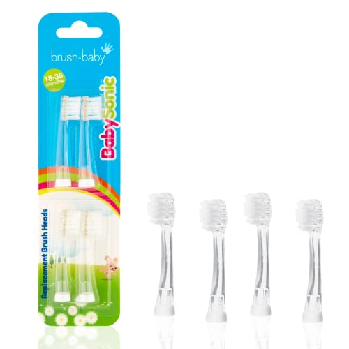 رؤوس استبدال Brush-Baby BabySonic (18-36 شهرًا (حزمة من 4)) رؤوس استبدال Brush-Baby BabySonic (18-36 شهرًا (حزمة من 4))