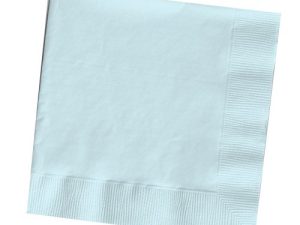 Creative Converting DINNER NAPKINS 3PLY 1/4FLD، 25 Count، Pastel Blue