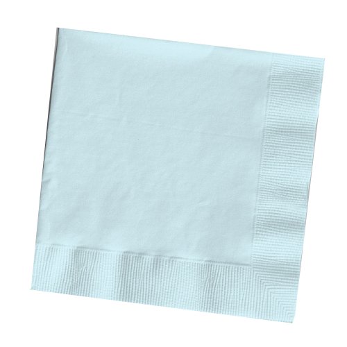 Creative Converting DINNER NAPKINS 3PLY 1/4FLD، 25 Count، Pastel Blue Creative Converting DINNER NAPKINS 3PLY 1/4FLD، 25 Count، Pastel Blue