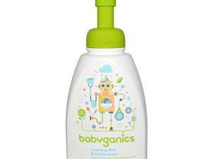 Babyganics Dish Dazzler رغوة طبق وزجاجة صابون ، خالٍ من العطر ، 16 أونصة سائلة