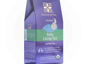 Secrets Of Tea Catnip Colic Tea Colic Relief ، الغاز ، تخفيف ارتجاع الحمض - شاي أعشاب عضوي خالٍ من الكافيين من وزارة الزراعة الأمريكية للأطفال وحديثي الولادة - 20 عددًا (عبوة واحدة)