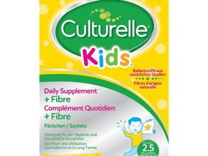 البروبيوتيك والألياف من Culturelle للأطفال ، يساعد على استعادة الانتظام ويحافظ على عمل الجهاز الهضمي للأطفال بسلاسة * ، للأطفال والرضع من سن 1+ ، 24 عددًا (عبوة من 1)
