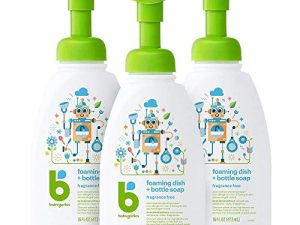 صابون رغوي وزجاجة Babyganics ، زجاجة مضخة ، خالٍ من الرائحة ، 16 أونصة ، 3 عبوات ، قد تختلف العبوة