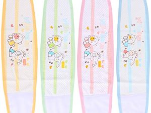 EXCEART Baby Belly Button Band 4pcs Baby Umbilical Hernia Belt الطفل البطن زر الحبل الفرقة الرضع بطن التفاف قابل للتعديل السرة البطن الفرقة أربطة البطن الموثق البطن